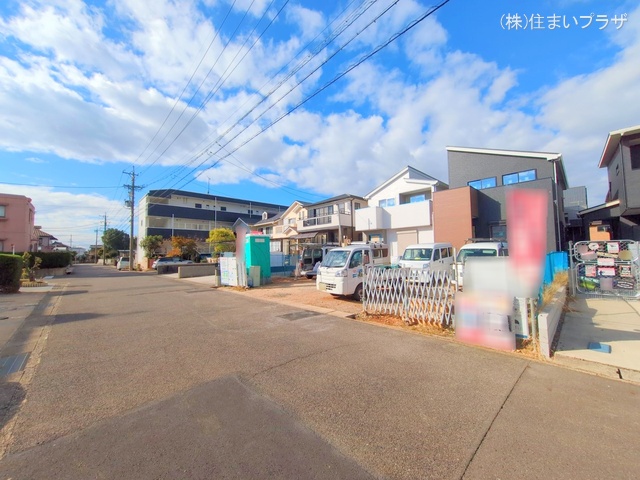 愛知県春日井市高山町３丁目の新築戸建て外構写真 2025年11月18日撮影