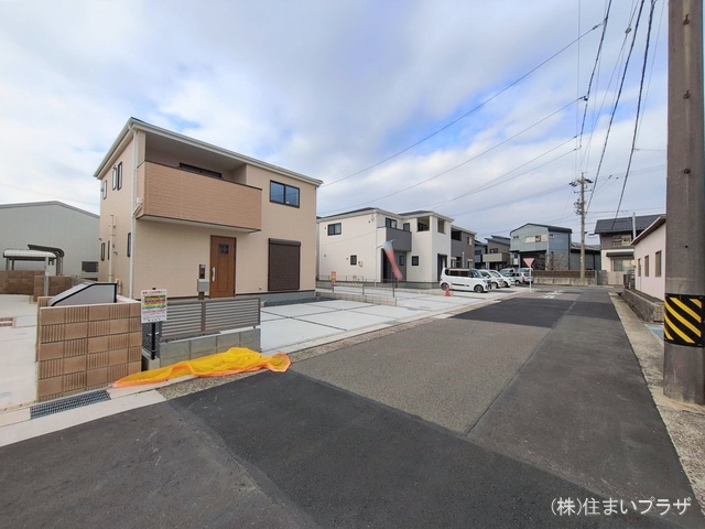 愛知県春日井市東野町西2丁目の新築戸建て完成写真 2026年1月26日撮影