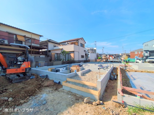 愛知県春日井市東野町西２丁目の新築戸建て基礎写真 2025年8月20日撮影