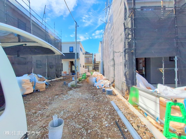 愛知県春日井市東野町西２丁目の新築戸建て外構写真 2025年10月5日撮影