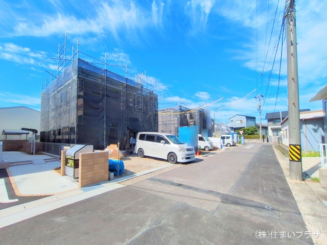 愛知県春日井市東野町西２丁目の新築戸建て外構写真 2025年10月5日撮影