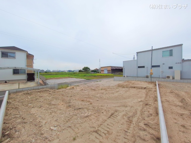 愛知県江南市安良町郷中の新築戸建て更地・土地写真 2025年9月23日撮影