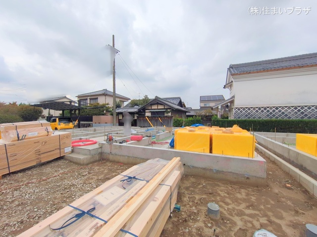 愛知県江南市安良町郷中の新築戸建て基礎写真 2025年10月14日撮影