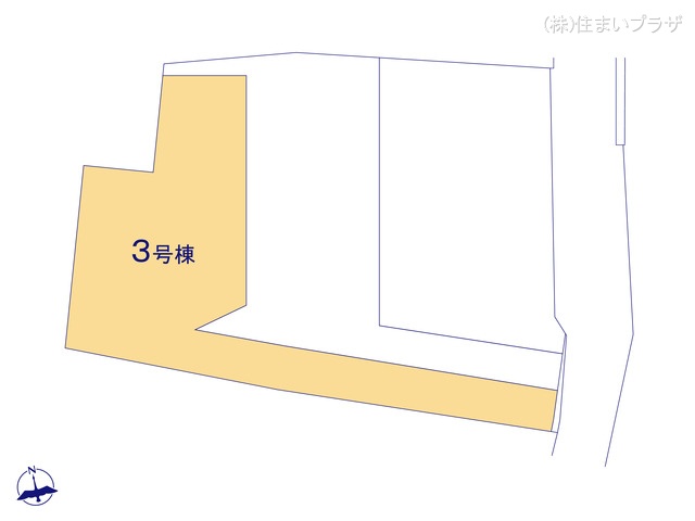 愛知県江南市安良町郷中の新築戸建て全体区画図 ※図面と異なる場合は現況を優先