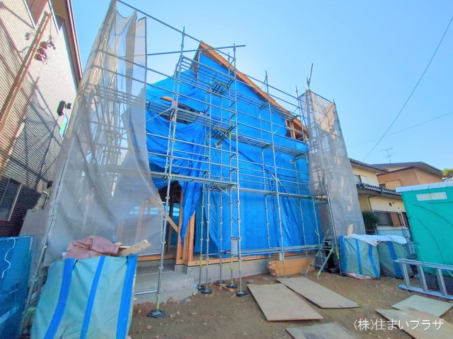 愛知県犬山市字中唐曽の新築戸建て上棟写真 2025年11月6日撮影