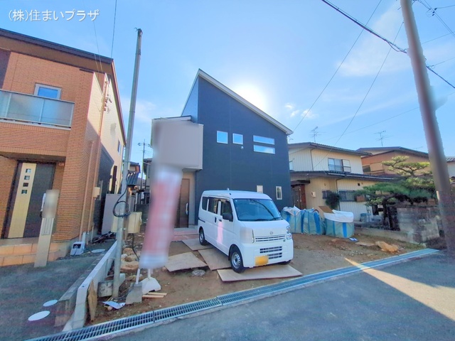 愛知県犬山市字中唐曽の新築戸建て外構写真 2025年12月22日撮影