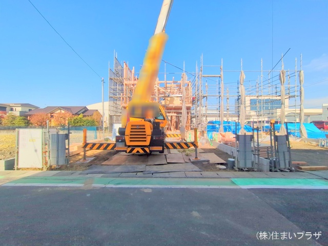 愛知県一宮市三条字山の新築戸建て上棟写真 2025年12月1日撮影