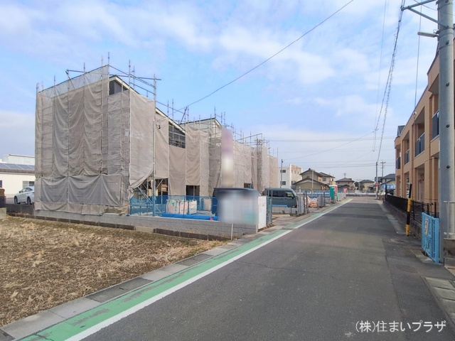 愛知県一宮市三条字山の新築戸建てシート写真 2026年1月4日撮影