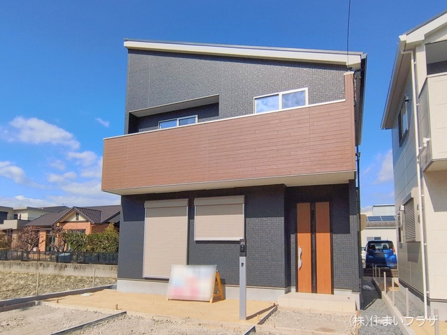 愛知県一宮市三条字山の新築戸建て外構写真 2026年2月17日撮影
