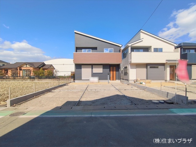 愛知県一宮市三条字山の新築戸建て外構写真 2026年2月17日撮影