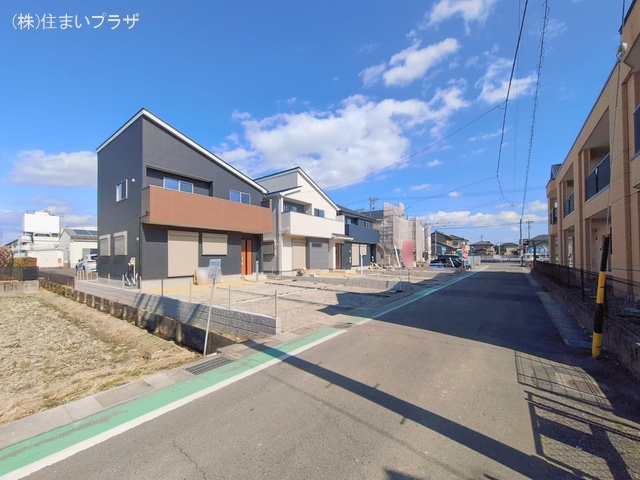 愛知県一宮市三条字山の新築戸建て外構写真 2026年2月17日撮影