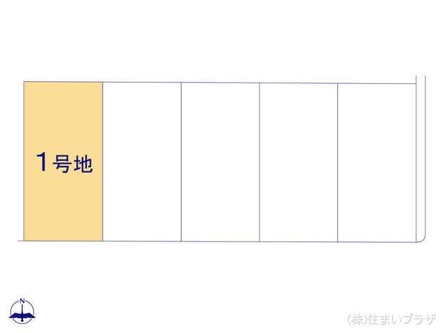愛知県一宮市三条字山の新築戸建て全体区画図 ※図面と異なる場合は現況を優先