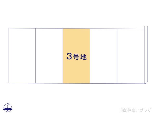 愛知県一宮市三条字山の新築戸建て全体区画図 ※図面と異なる場合は現況を優先
