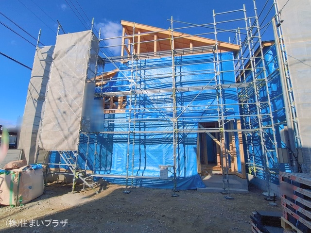 愛知県一宮市今伊勢町 馬寄字上畑田の新築戸建て上棟写真 2026年1月8日撮影