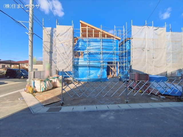 愛知県一宮市今伊勢町 馬寄字上畑田の新築戸建て上棟写真 2026年1月8日撮影