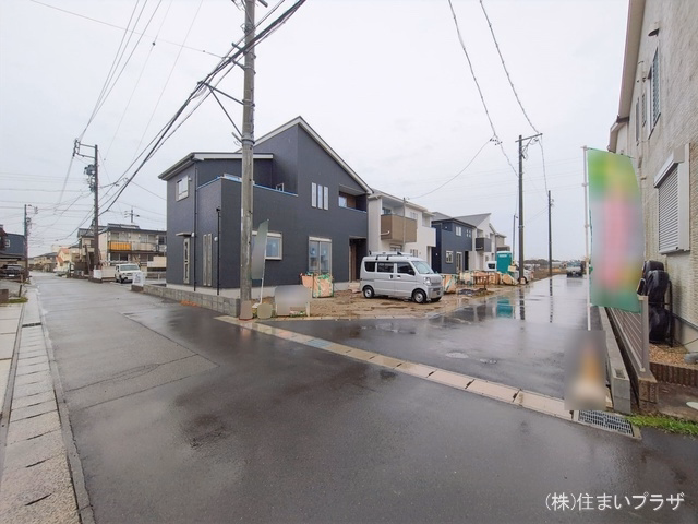 愛知県一宮市今伊勢町 馬寄字上畑田の新築戸建て外構写真 2026年2月24日撮影