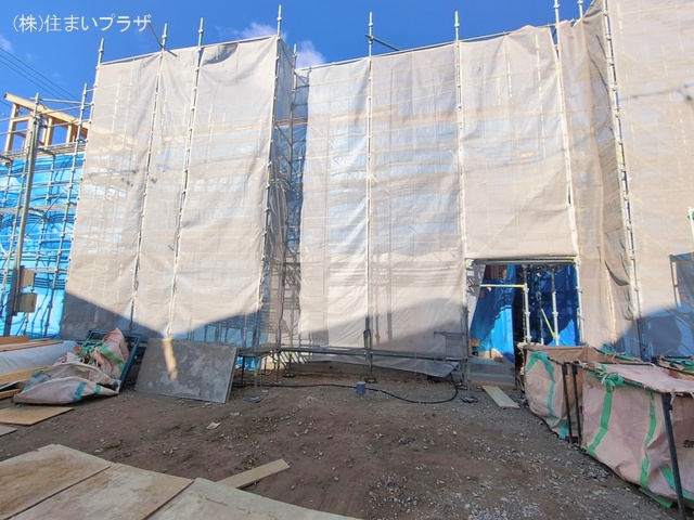 愛知県一宮市今伊勢町　馬寄字上畑田の新築戸建て上棟写真 2026年1月8日撮影
