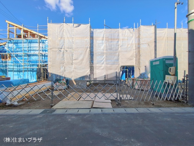 愛知県一宮市今伊勢町　馬寄字上畑田の新築戸建て上棟写真 2026年1月8日撮影