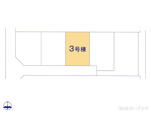 愛知県一宮市今伊勢町　馬寄字上畑田の新築戸建て全体区画図 ※図面と異なる場合は現況を優先