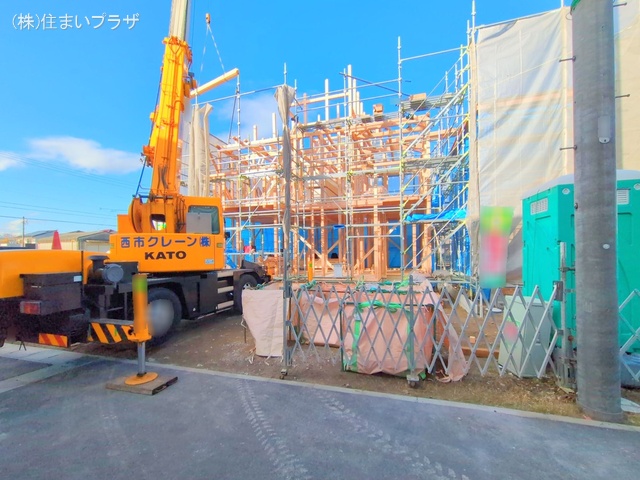 愛知県一宮市今伊勢町 馬寄字上畑田の新築戸建て上棟写真 2025年12月9日撮影