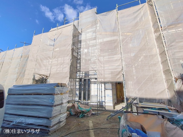 愛知県一宮市今伊勢町 馬寄字上畑田の新築戸建てシート写真 2026年1月8日撮影