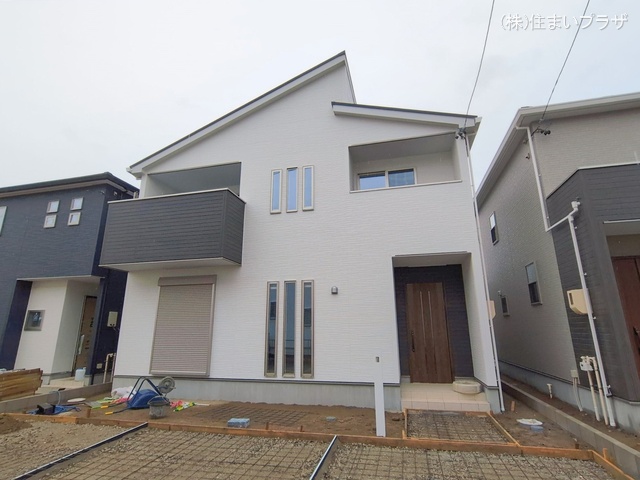 愛知県一宮市今伊勢町 馬寄字上畑田の新築戸建て外構写真 2026年2月24日撮影