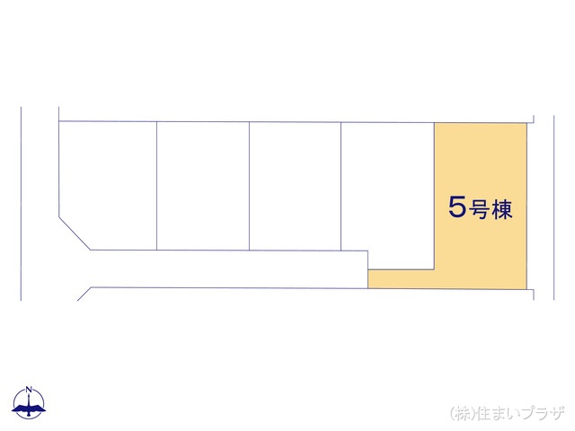 愛知県一宮市今伊勢町　馬寄字上畑田の新築戸建て全体区画図 ※図面と異なる場合は現況を優先