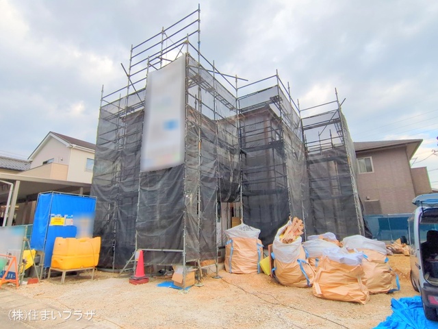 愛知県春日井市神屋町の新築戸建てシート写真 2025年11月20日撮影