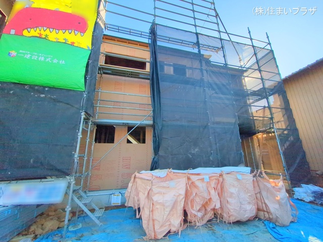 愛知県犬山市大字橋爪字一丁田の新築戸建て上棟写真 2025年10月22日撮影