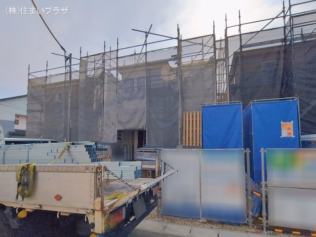 愛知県春日井市熊野町の新築戸建てシート写真 2026年2月5日撮影