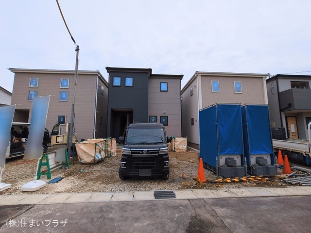愛知県春日井市熊野町の新築戸建て外構写真 2026年3月1日撮影