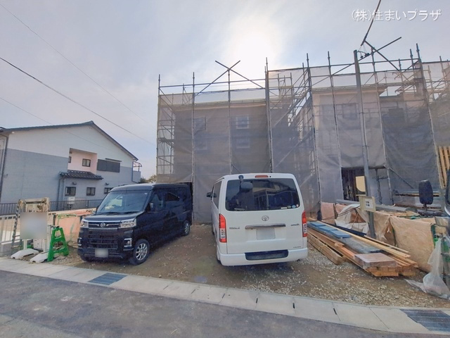 愛知県春日井市熊野町の新築戸建て上棟写真 2026年2月5日撮影