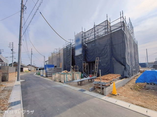愛知県春日井市熊野町の新築戸建て上棟写真 2026年2月5日撮影