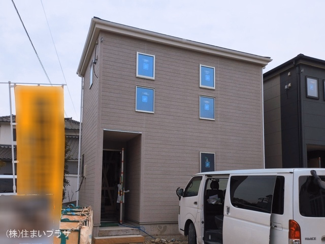 愛知県春日井市熊野町の新築戸建て外構写真 2026年3月1日撮影
