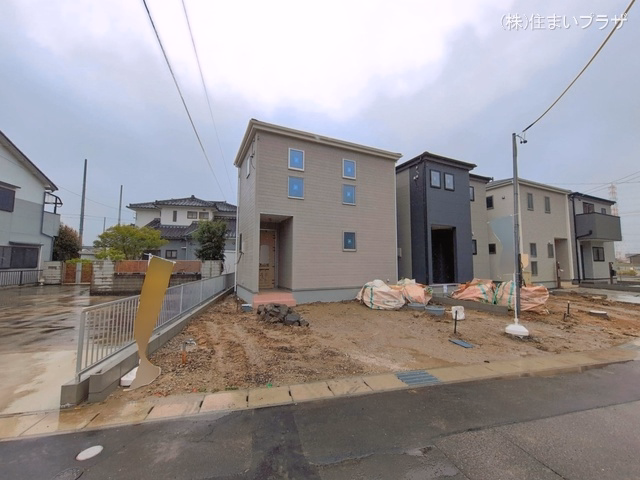 愛知県春日井市熊野町の新築戸建て外構写真 2026年3月30日撮影