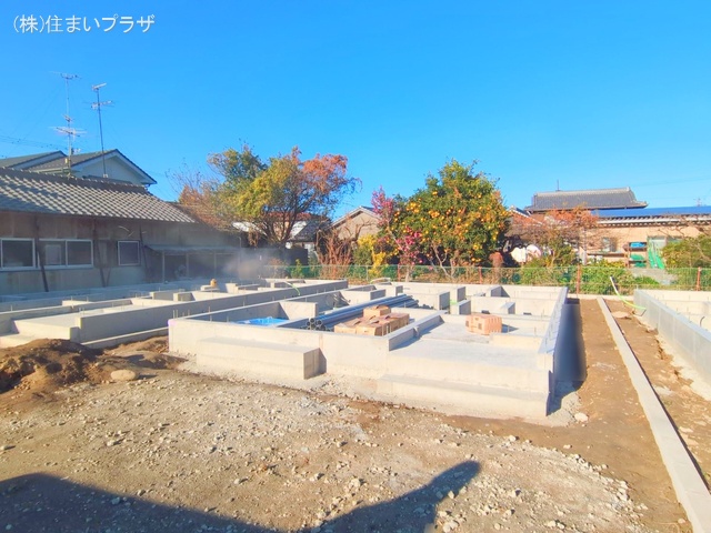 愛知県一宮市浅井町　大日比野字東屋敷の新築戸建て基礎写真 2025年12月17日撮影