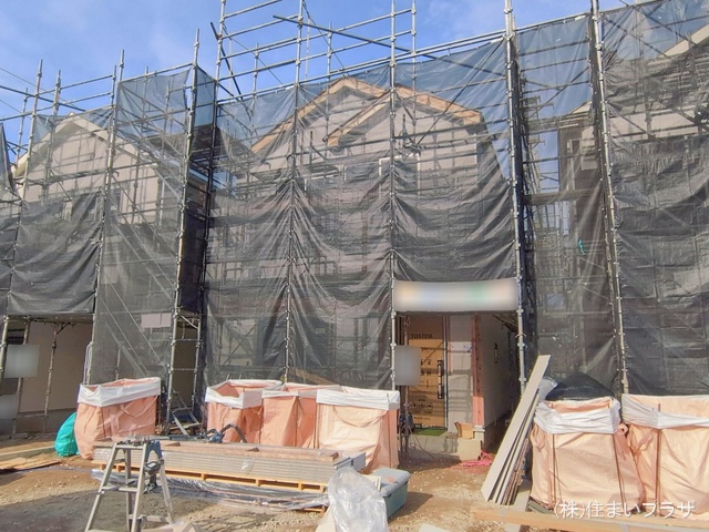 愛知県一宮市浅井町　大日比野字東屋敷の新築戸建てシート写真 2026年2月9日撮影