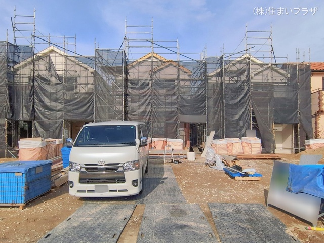 愛知県一宮市浅井町　大日比野字東屋敷の新築戸建てシート写真 2026年2月9日撮影