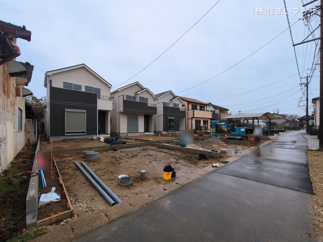 愛知県一宮市浅井町　大日比野字東屋敷の新築戸建て外構写真 2026年3月2日撮影