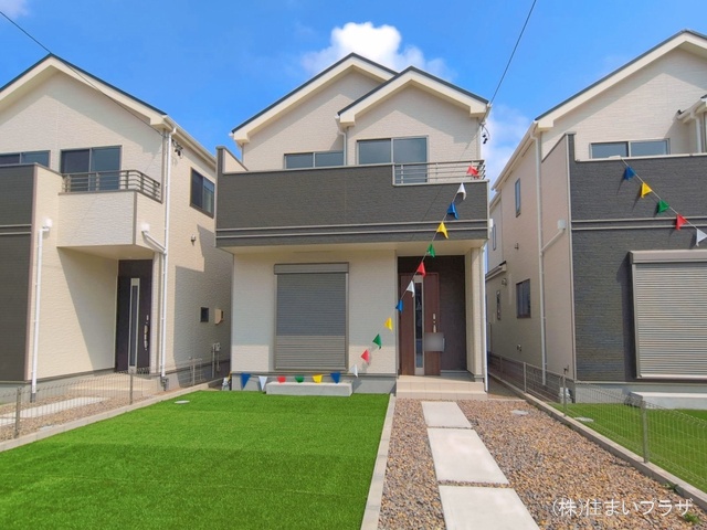 愛知県一宮市浅井町　大日比野字東屋敷の新築戸建て完成写真 2026年3月29日撮影