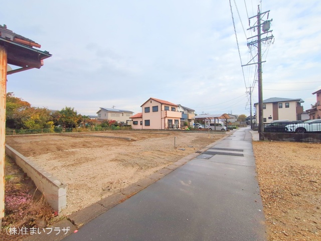 愛知県一宮市浅井町　大日比野字東屋敷の新築戸建て更地・土地写真 2025年11月24日撮影