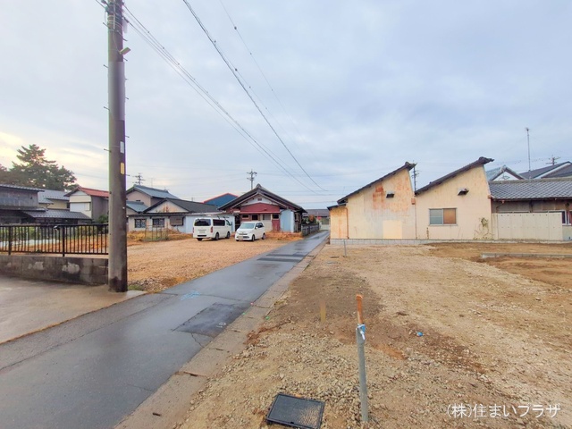 愛知県一宮市浅井町　大日比野字東屋敷の新築戸建て更地・土地写真 2025年11月24日撮影