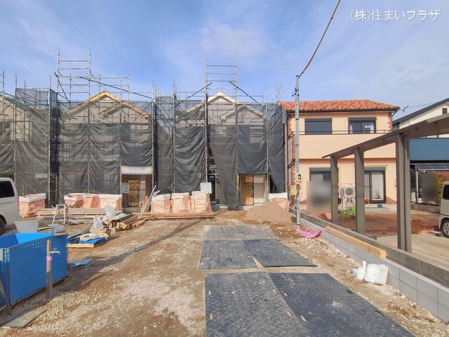 愛知県一宮市浅井町　大日比野字東屋敷の新築戸建てシート写真 2026年2月9日撮影