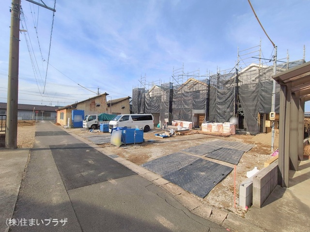 愛知県一宮市浅井町　大日比野字東屋敷の新築戸建てシート写真 2026年2月9日撮影