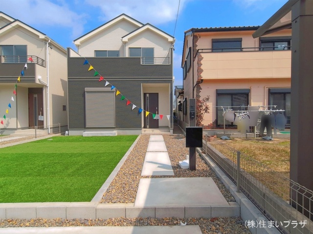 愛知県一宮市浅井町　大日比野字東屋敷の新築戸建て完成写真 2026年3月29日撮影