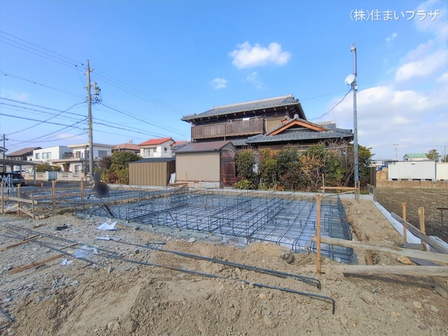 愛知県稲沢市田代1丁目の新築戸建て基礎写真 2026年2月12日撮影