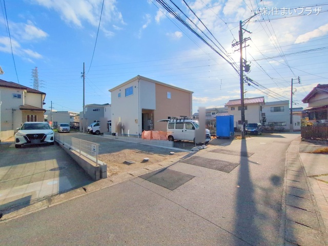 愛知県犬山市大字上野字兼若の新築戸建て外構写真 2025年12月22日撮影