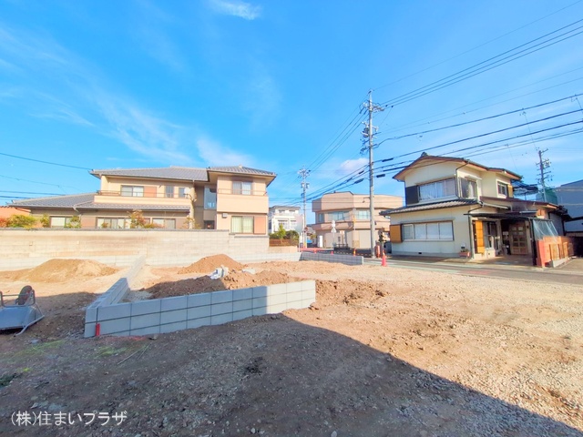 愛知県春日井市坂下町２丁目の新築戸建て更地・土地写真 2025年12月9日撮影