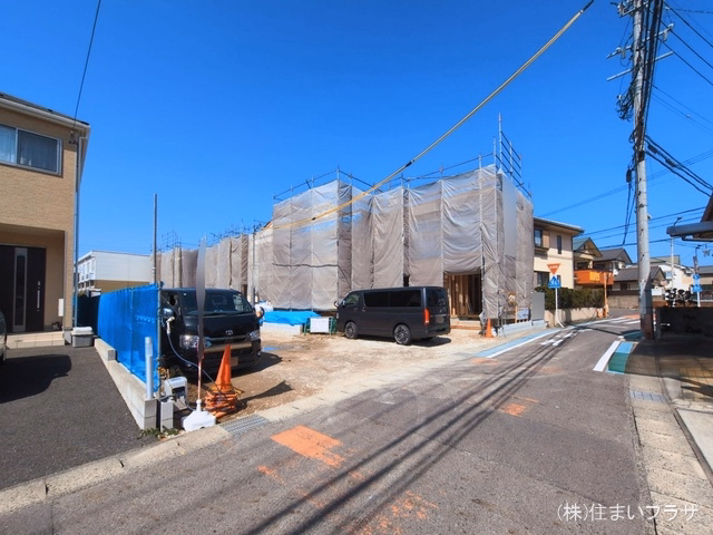 愛知県春日井市坂下町2丁目の新築戸建てシート写真 2026年3月4日撮影