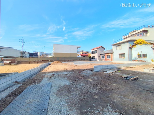 愛知県春日井市坂下町２丁目の新築戸建て更地・土地写真 2025年12月9日撮影